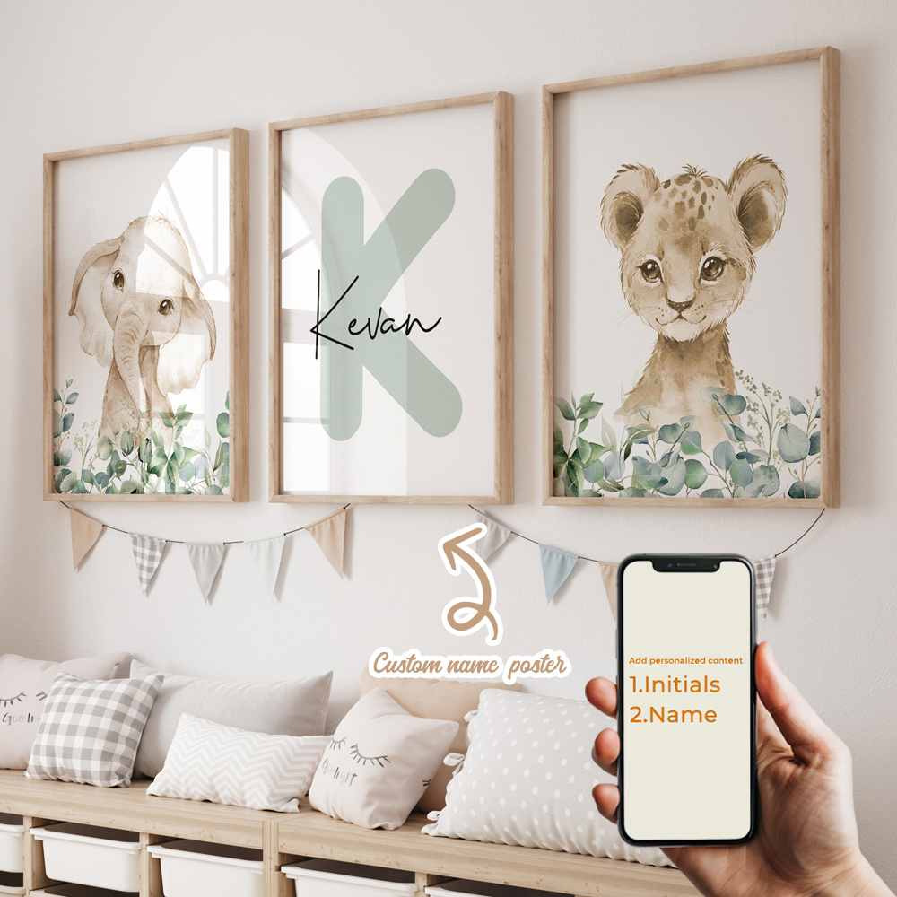 3pcs Personalized Custom Name  - Home Decor Nepal avaliação e preço