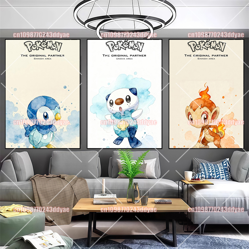 Japanese Anime Pokemon Pikachu - Home Decor Canvas avaliação e preço