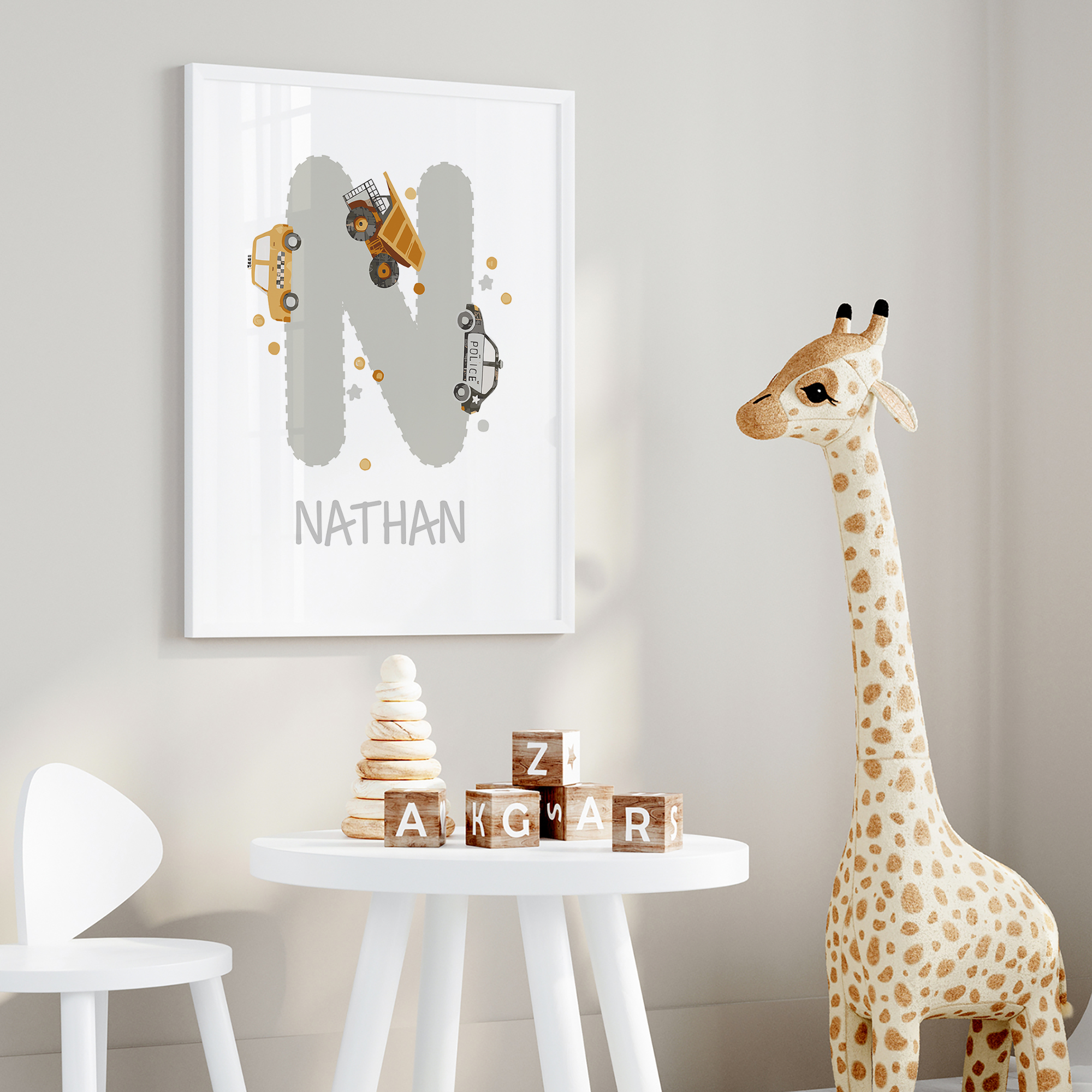 3pcs Personalized Custom Name  - Home Decor Nepal avaliação e preço