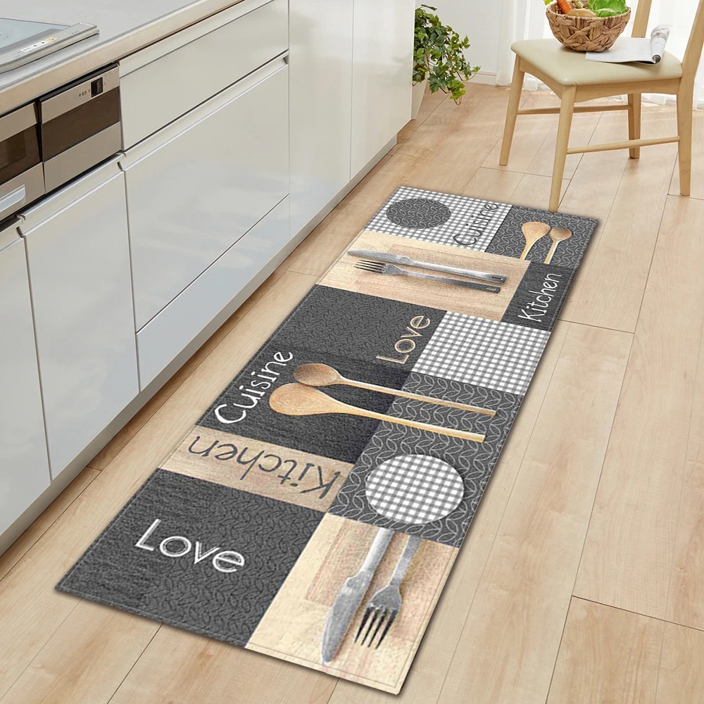 Kitchen Floor Mat Anti-slip Ca - Home Decor Game Online avaliação e preço