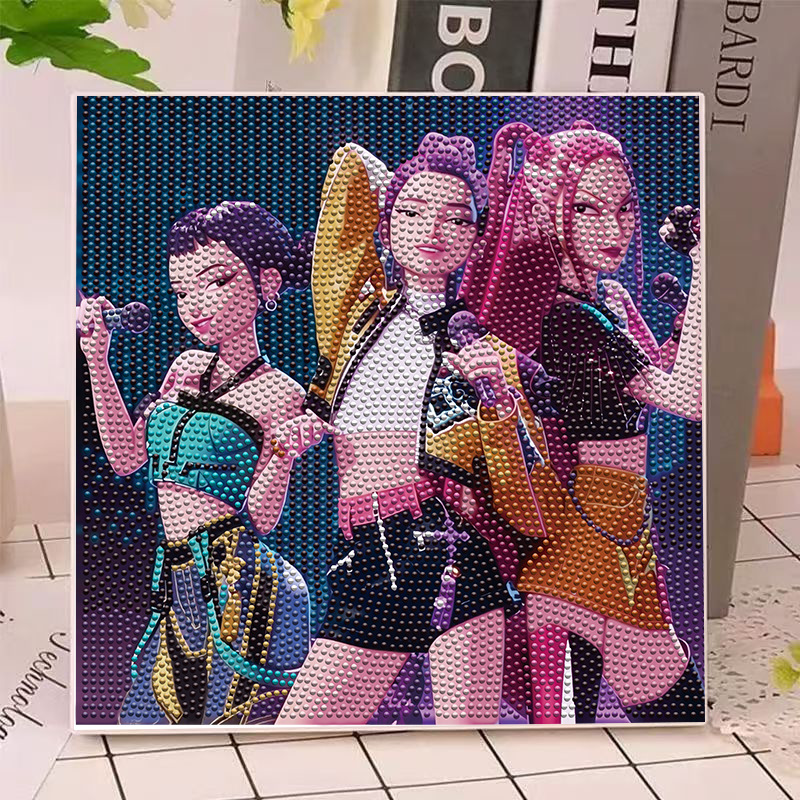 Anime Gilrs Lumi Mila Zoi K-po - Home Decor Happy avaliação e preço