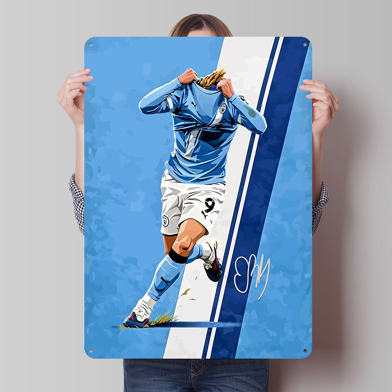 Haaland9 Soccer Vector Printin - Home Decor Vector avaliação e preço