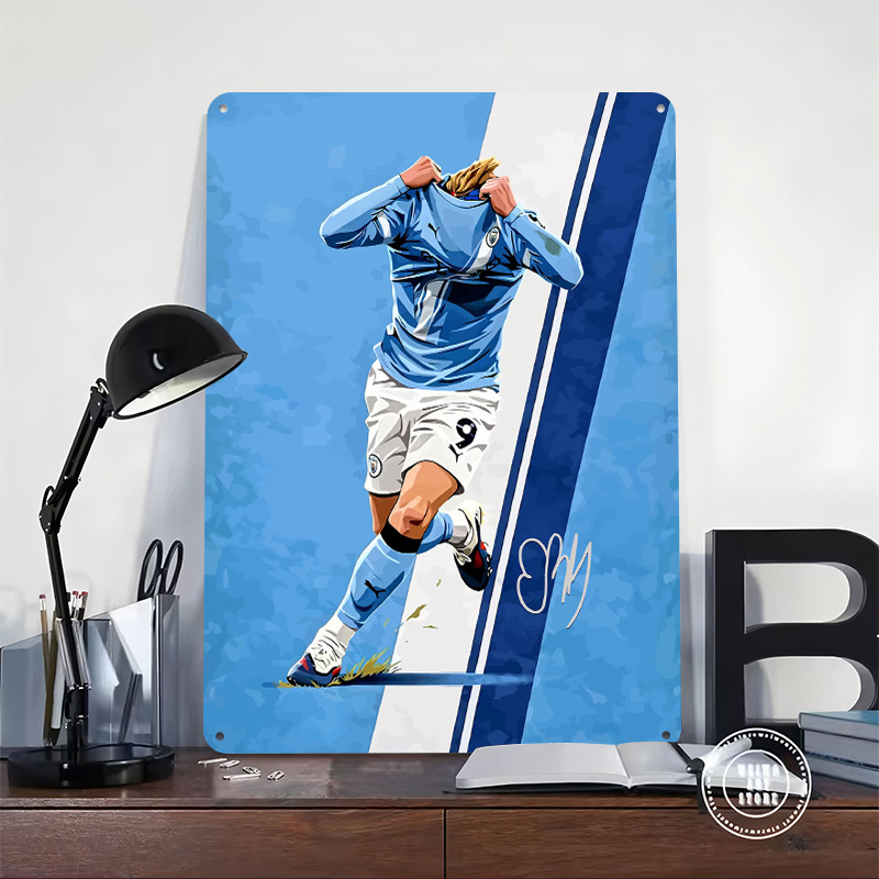 Haaland9 Soccer Vector Printin - Home Decor Vector avaliação e preço