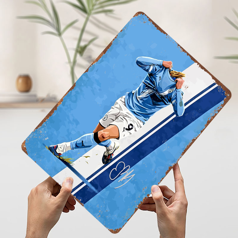 Haaland9 Soccer Vector Printin - Home Decor Vector avaliação e preço