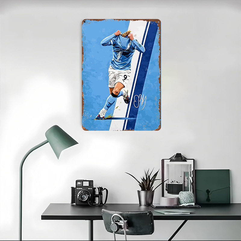 Haaland9 Soccer Vector Printin - Home Decor Vector avaliação e preço