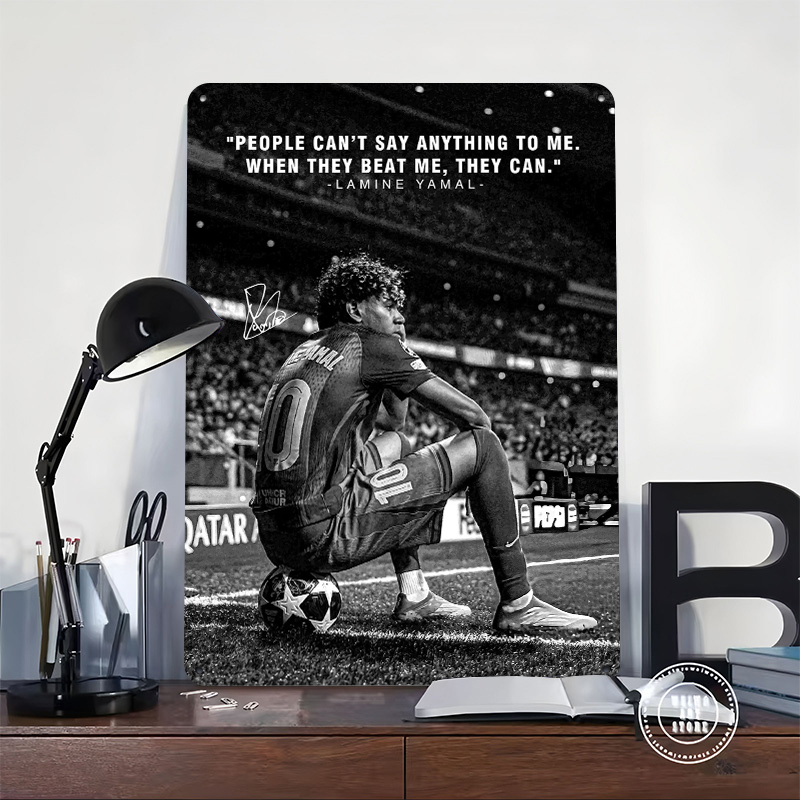 Lamine Yamal Quote on Soccer F - Home Decor Quotes On Wall avaliação e preço