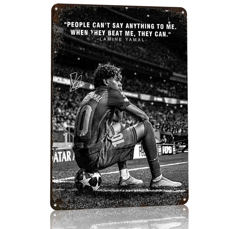 Lamine Yamal Quote on Soccer F - Home Decor Quotes On Wall avaliação e preço