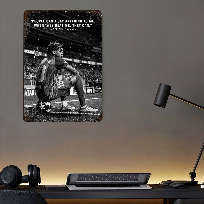 Lamine Yamal Quote on Soccer F - Home Decor Quotes On Wall avaliação e preço