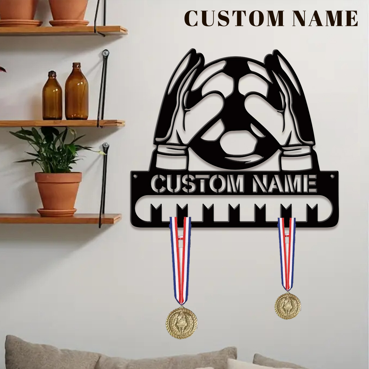 Custom Football Player Metal M - Home Decor For Birthday avaliação e preço