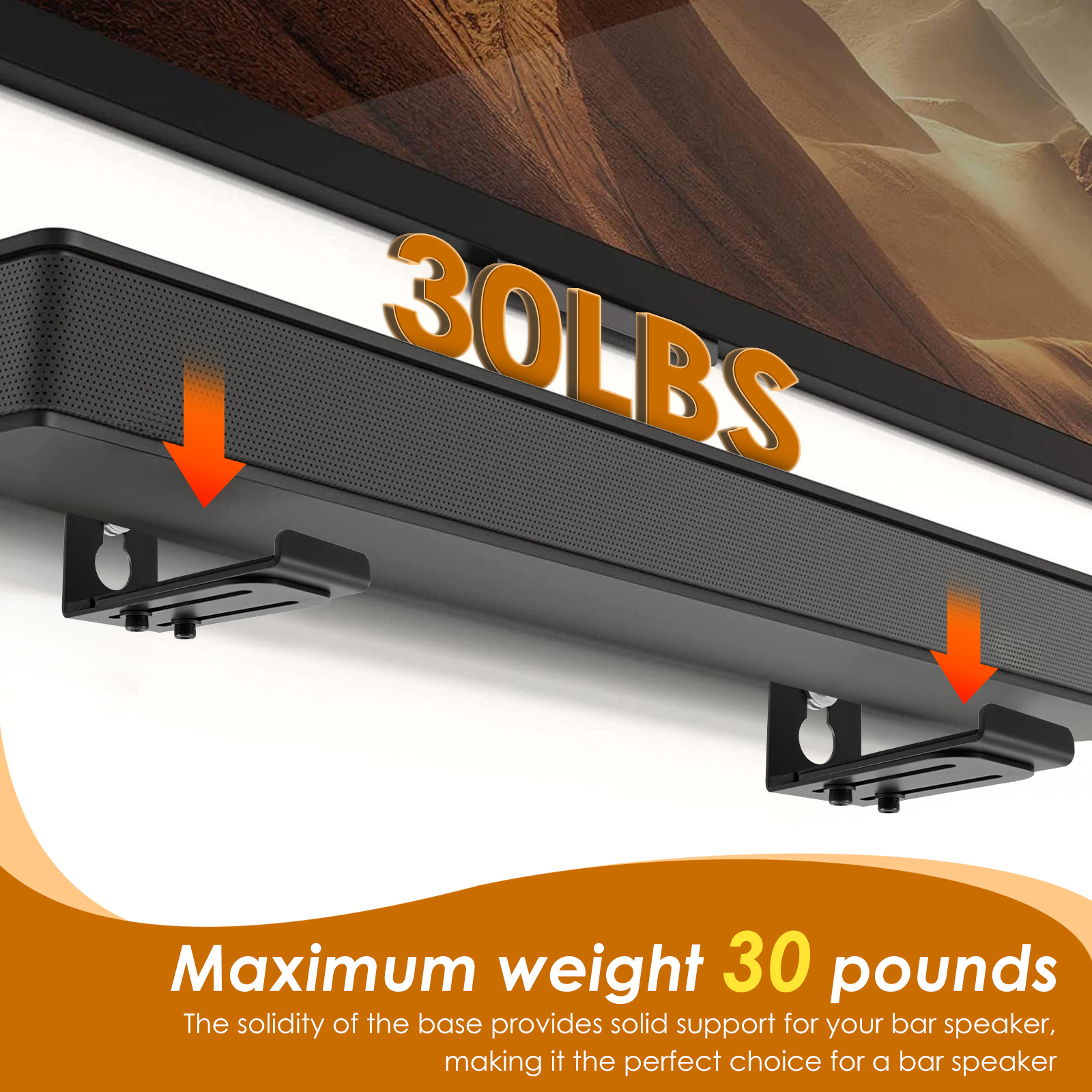 2Pcs Soundbar Speaker Stands W - Home Decor Nepal avaliação e preço