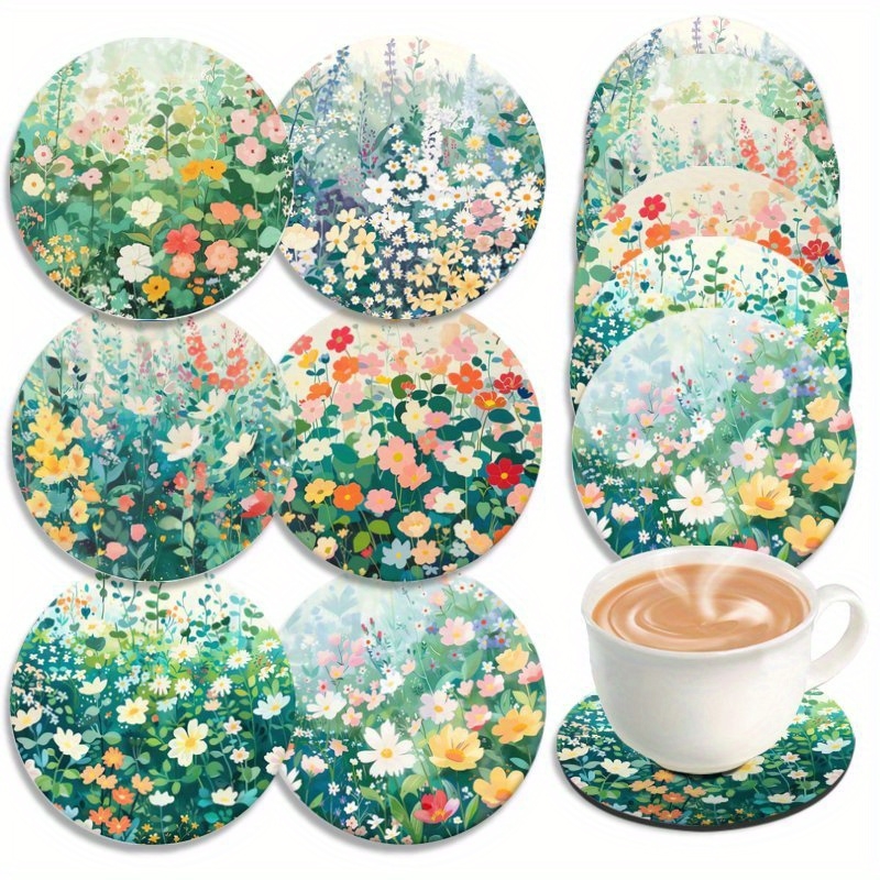 2D Spring Garden Art Wooden Co - Home Decor Living Room Ideas avaliação e preço