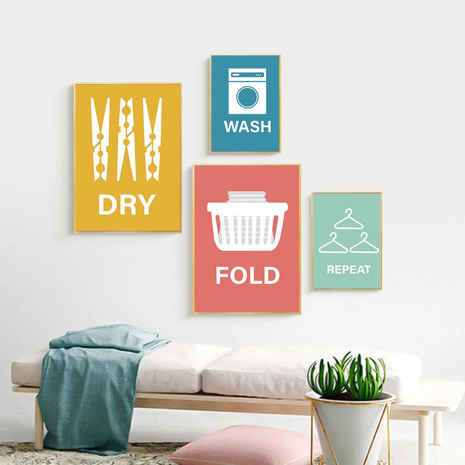 Home Decor Modern Laundry Room - Home Decor Quotes On Wall avaliação e preço