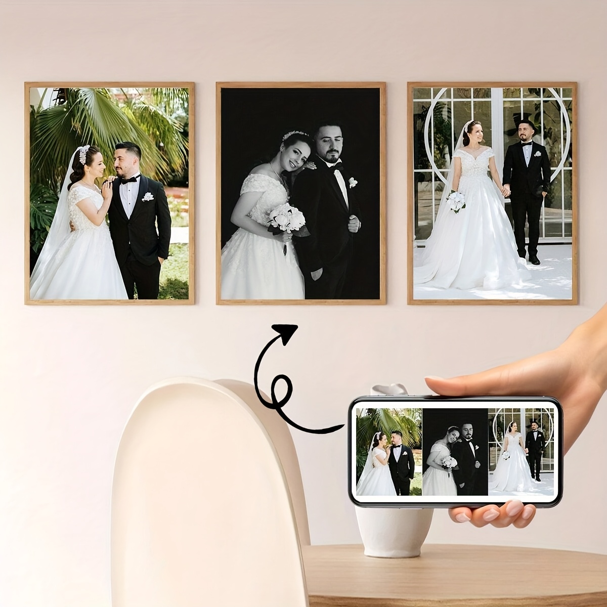 3pcs/set Custom Square Canvas  - Home Decor Canvas avaliação e preço