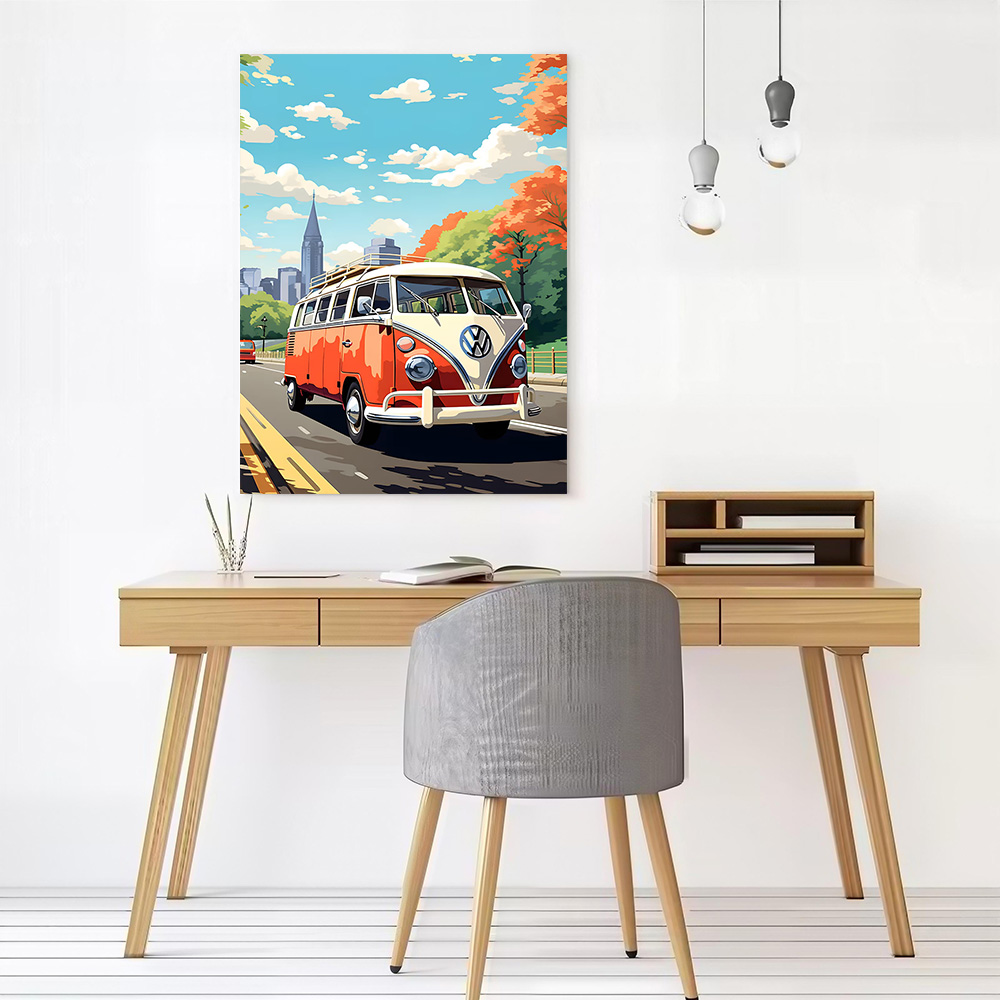 German Car Bus City Vector Pri - Home Decor Vector avaliação e preço