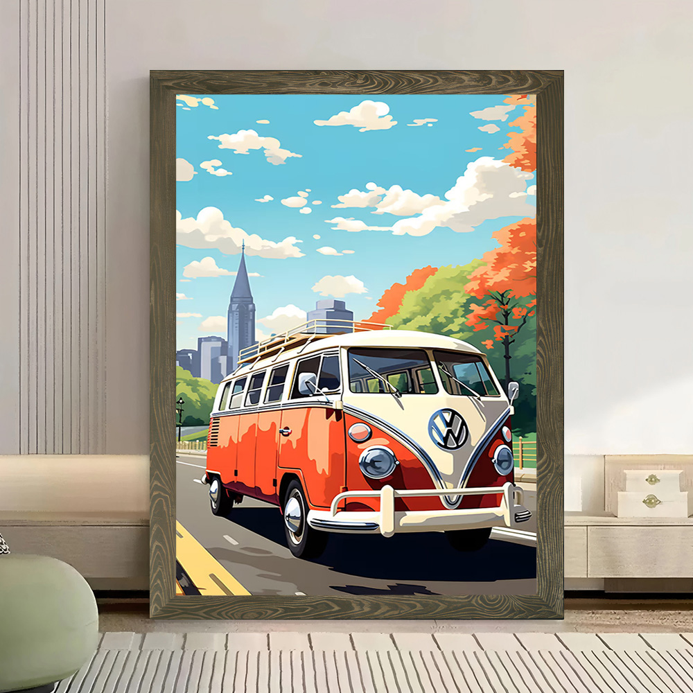 German Car Bus City Vector Pri - Home Decor Vector avaliação e preço