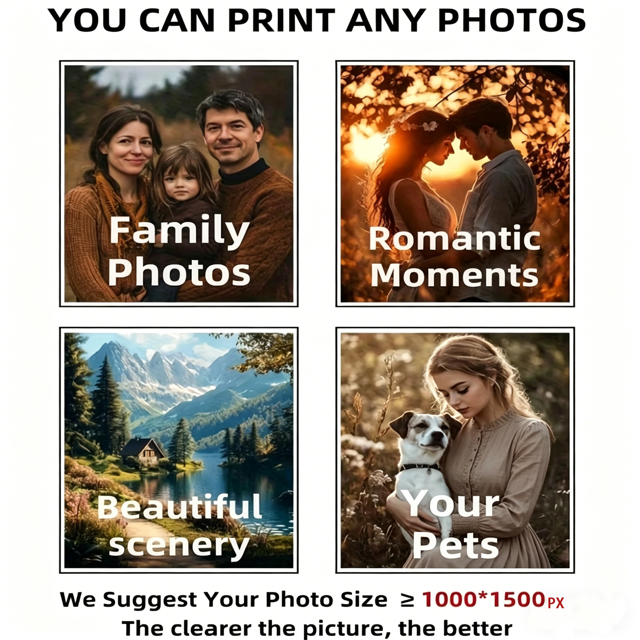 1pc Customized Portrait Landsc - Home Decor Nepal avaliação e preço