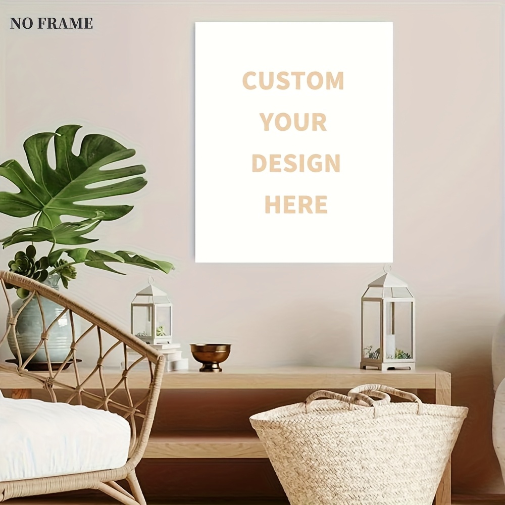 Custom Canvas Print with Your  - Home Decor Canvas avaliação e preço