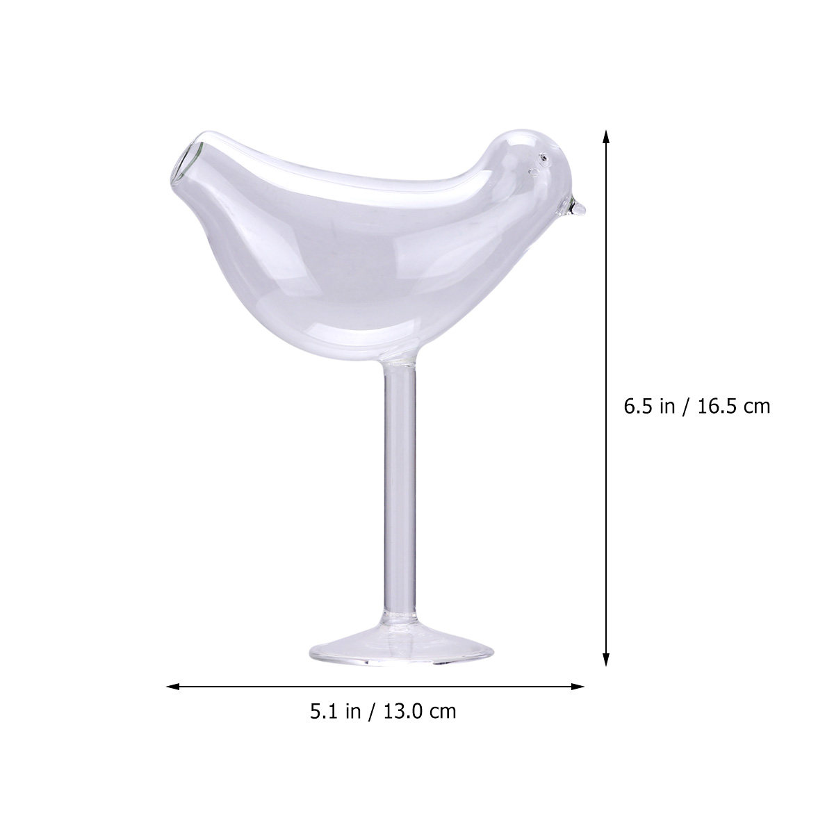 1Pcs Artistic Glass Vase Bird  - Home Decor Living Room Ideas avaliação e preço