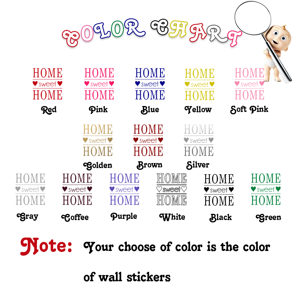 Home Sweet Home Phrase Wall St - Home Decor Quotes On Wall avaliação e preço