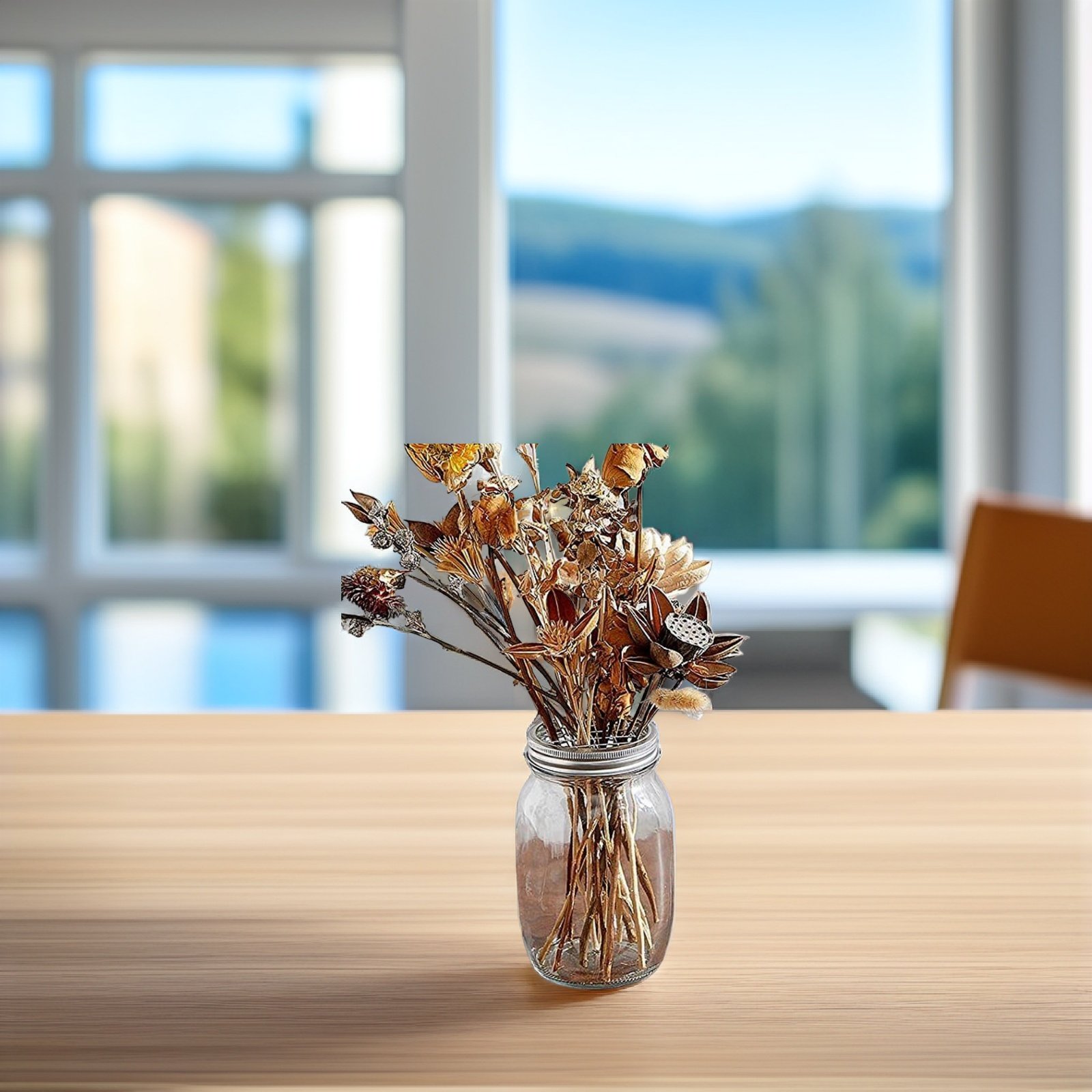 10Pcs Stainless Steel Jar Flow - Home Decor Vase With Flowers avaliação e preço
