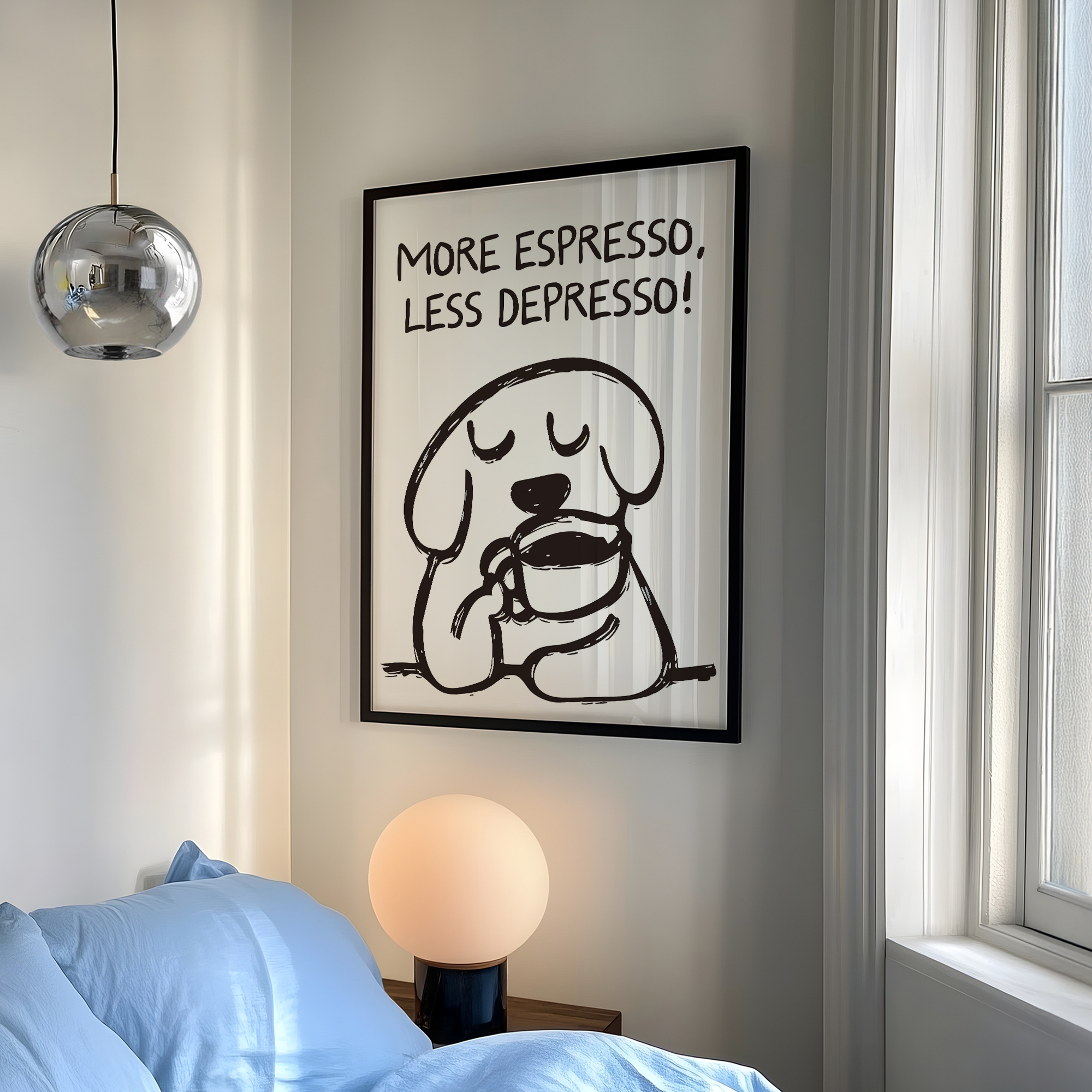 Retro More Espresso Less Depre - Home Decor Nepal avaliação e preço