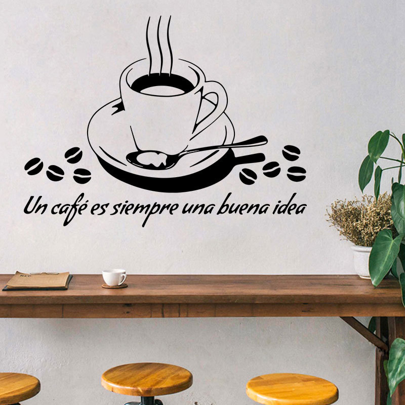Un Cafe Es Sirmpre Una Buena I - Home Decor Living Room Ideas avaliação e preço