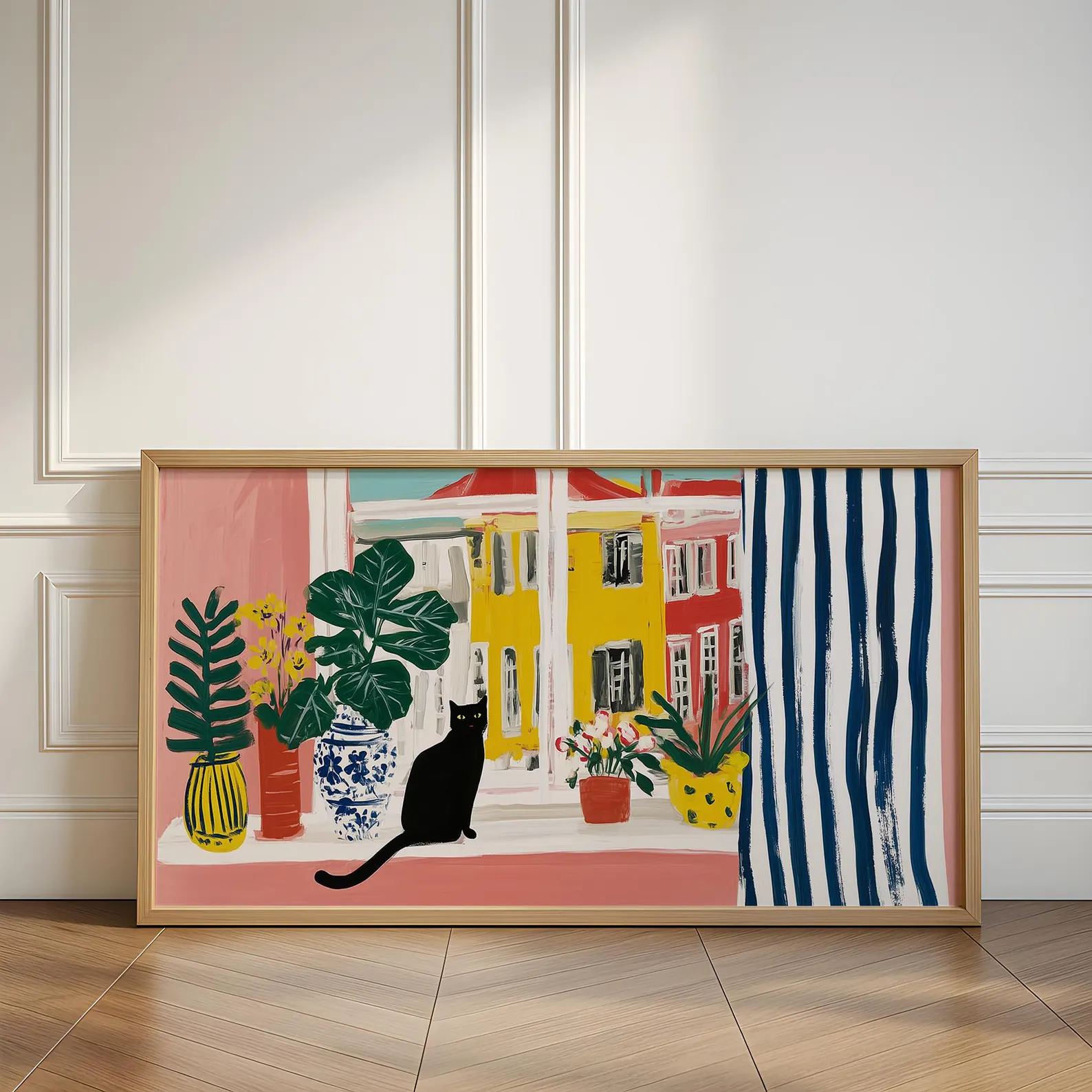 Matisse Series Abstract Black  - Home Decor Vase With Flowers avaliação e preço