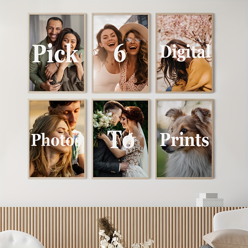 6pcs/set Custom Canvas Prints  - Home Decor Canvas avaliação e preço