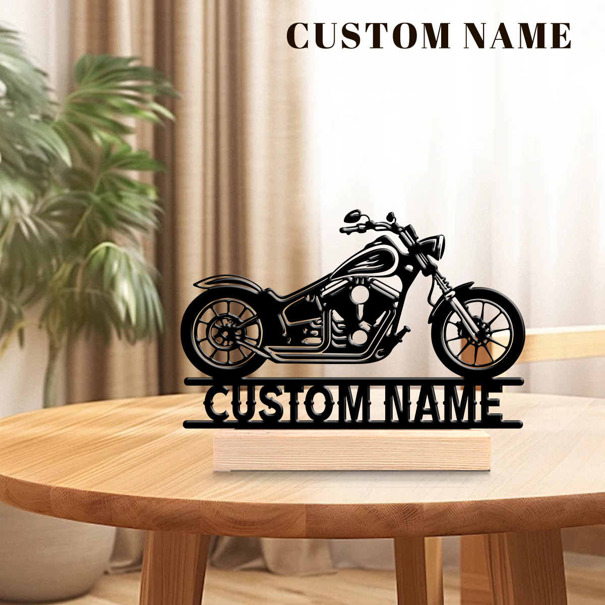 1Pc Csutom Name Road Motorbike - Home Decor Happy avaliação e preço