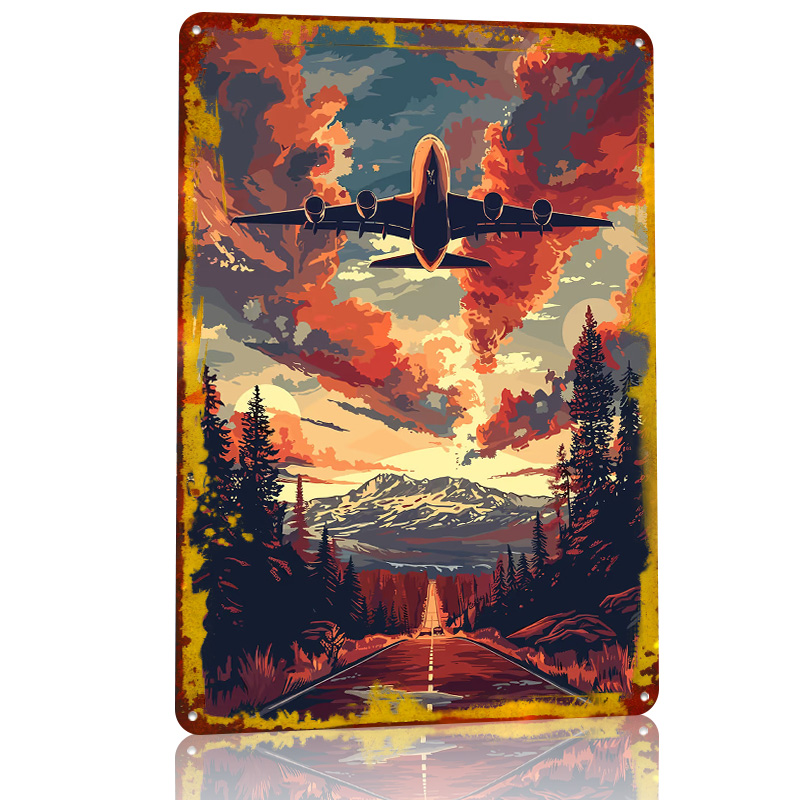 A380 Plane Sky Vector Art Meta - Home Decor Vector avaliação e preço