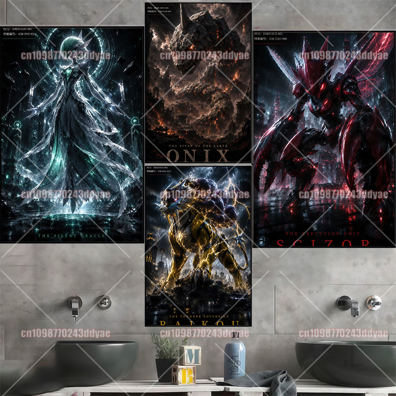 Anime Pokemon Canvas Painting  - Home Decor Canvas avaliação e preço