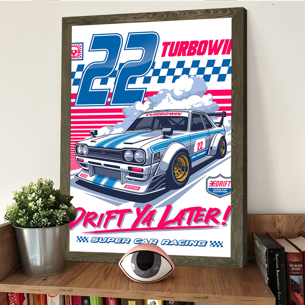 Super Car Racing Vector Printi - Home Decor Vector avaliação e preço