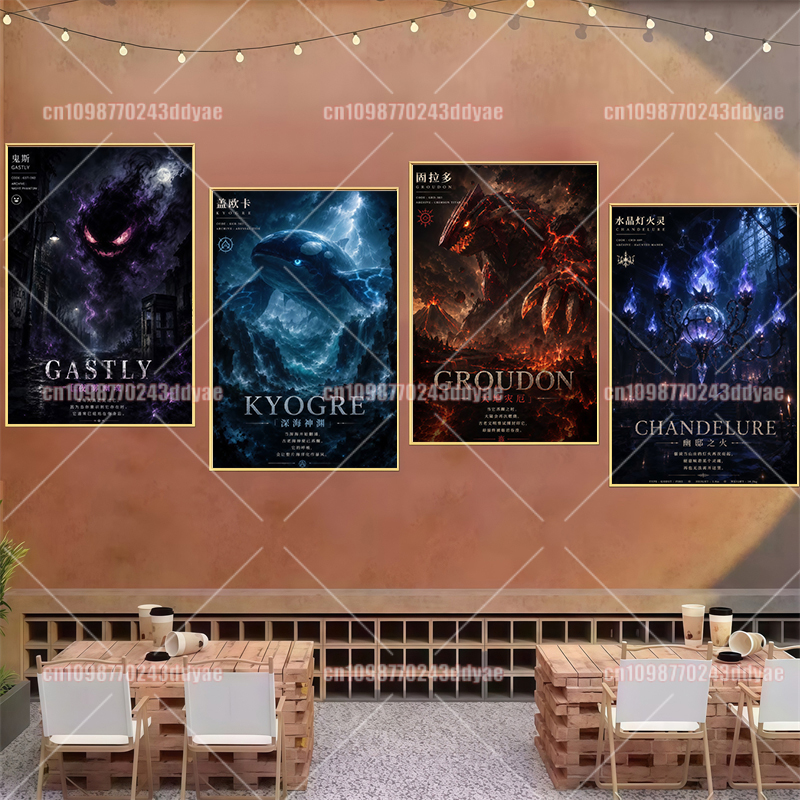 Pokemon Anime Poster HD Printe - Home Decor Canvas avaliação e preço